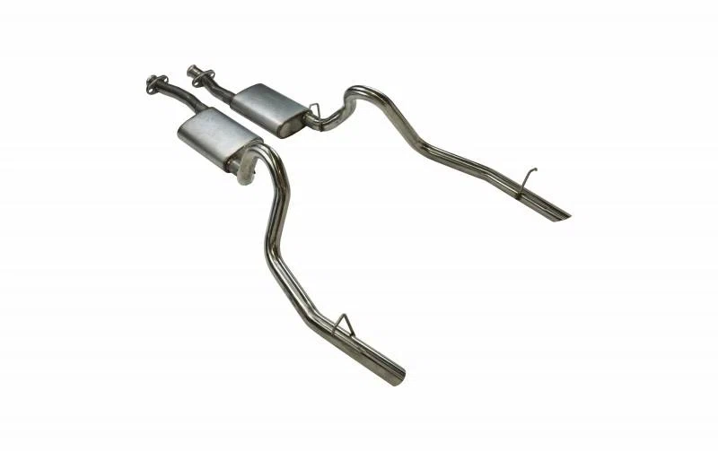 Cat Back Exhaust System 79-93 Mustang LX_ 94 -97 Split Rear Dual Exit 2.5 in